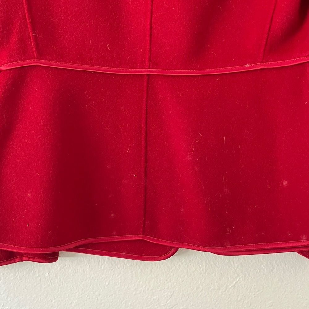 Red Wool Talbots Jacket - Picture 3 of 3